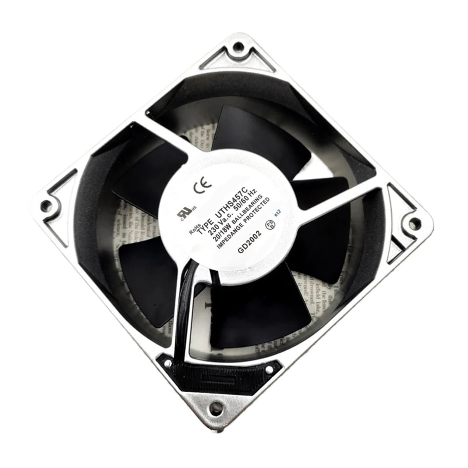 Ventilador de refrigeración UTHS457C de 12 cm y CA 230 V para armarios eléctricos