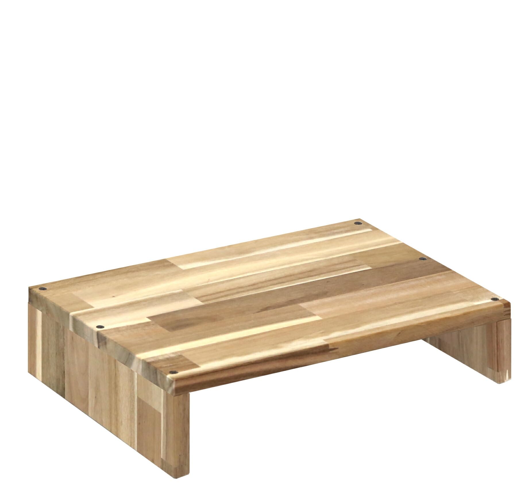 Amazon.co.jp: WOODPRO アカシア モニター台 デスクシェルフ 幅36cm 高