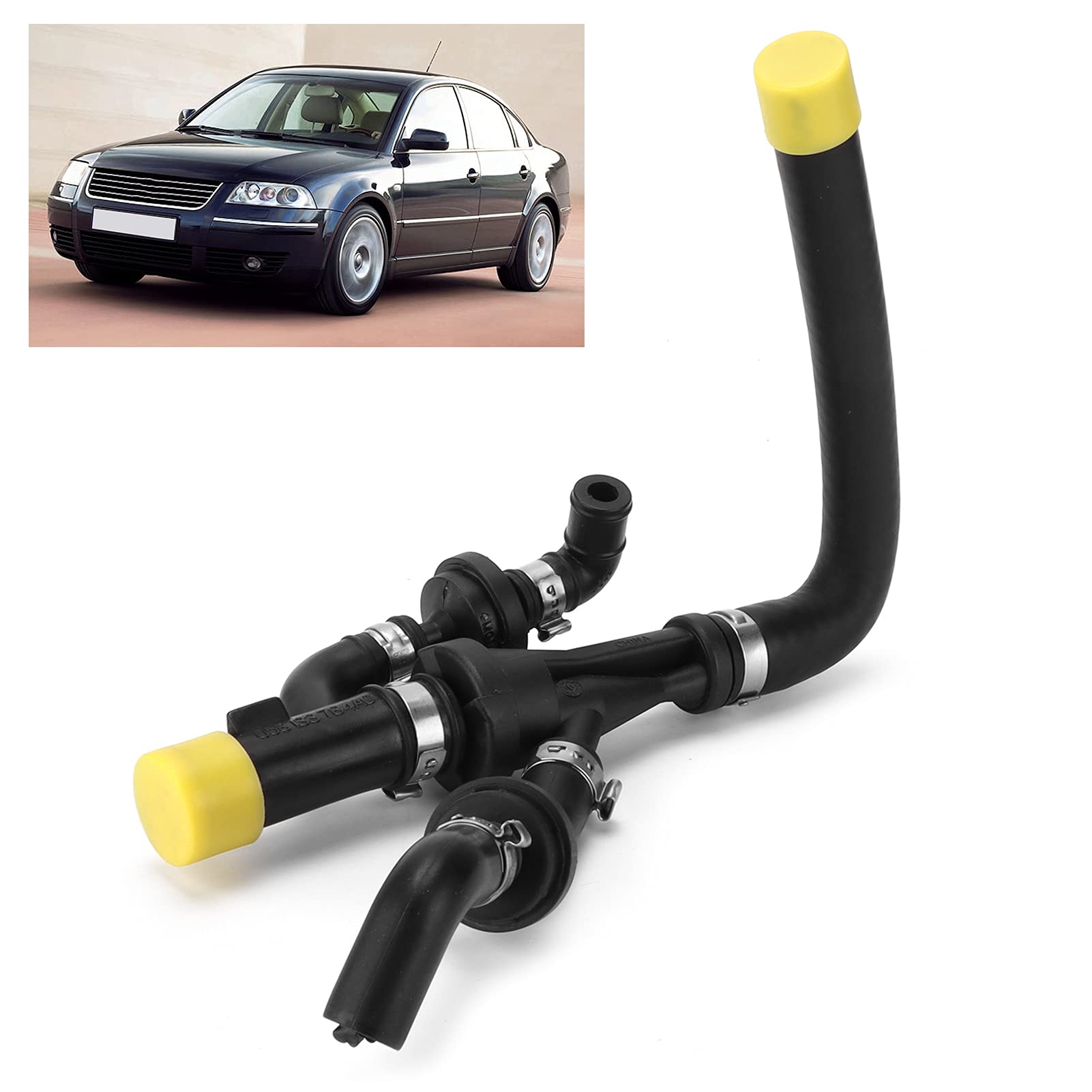 Zespół Węża Odpowietrzającego Zaworu Zwrotnego Próżni 058133753B Zamiennik dla A4/S4 1.8T 1999-2008 Zespół Węża Odpowietrzającego Zaworu Zwrotnego Próżni, do Naprawy