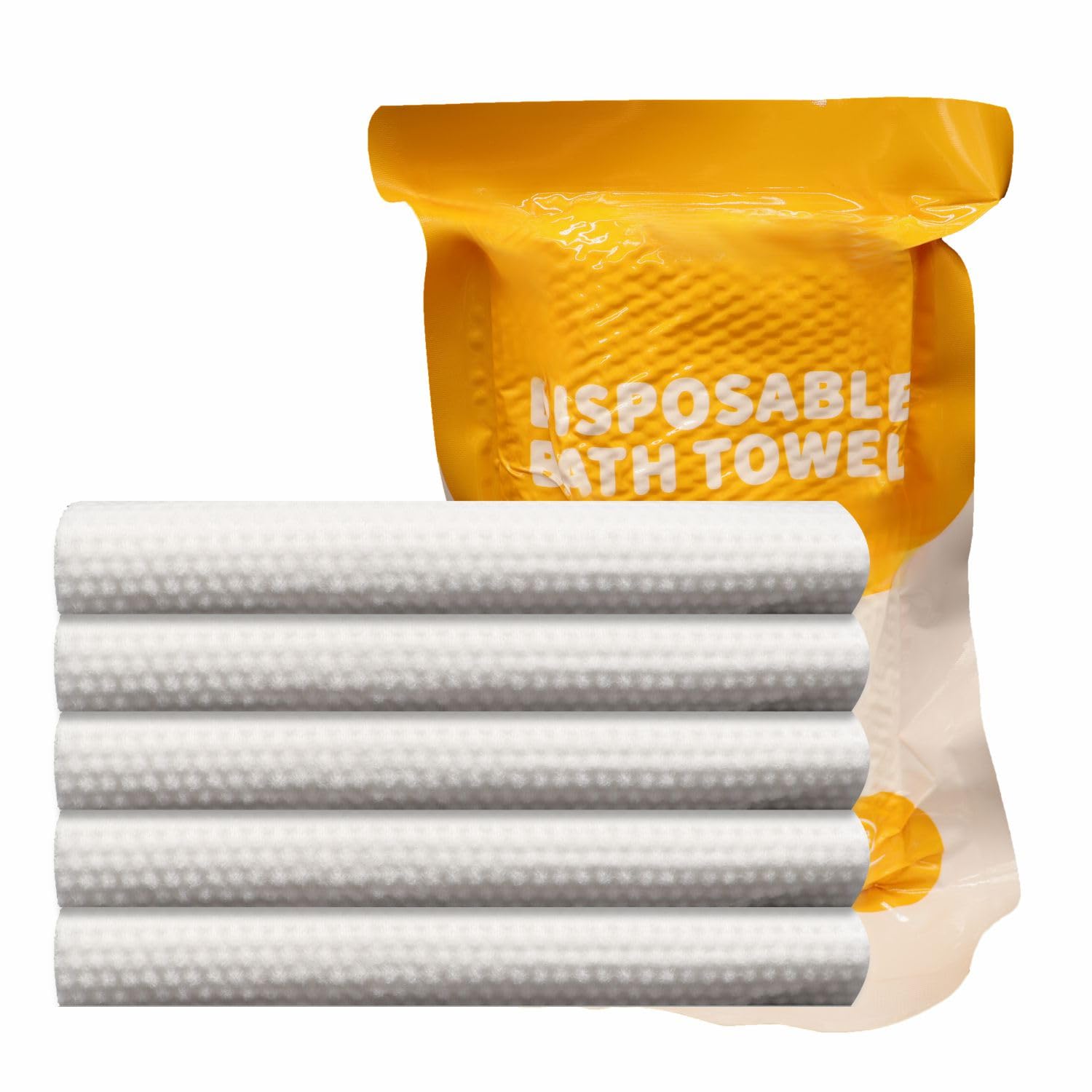 Serviette de bain jetable pour voyage et camping grand format portable