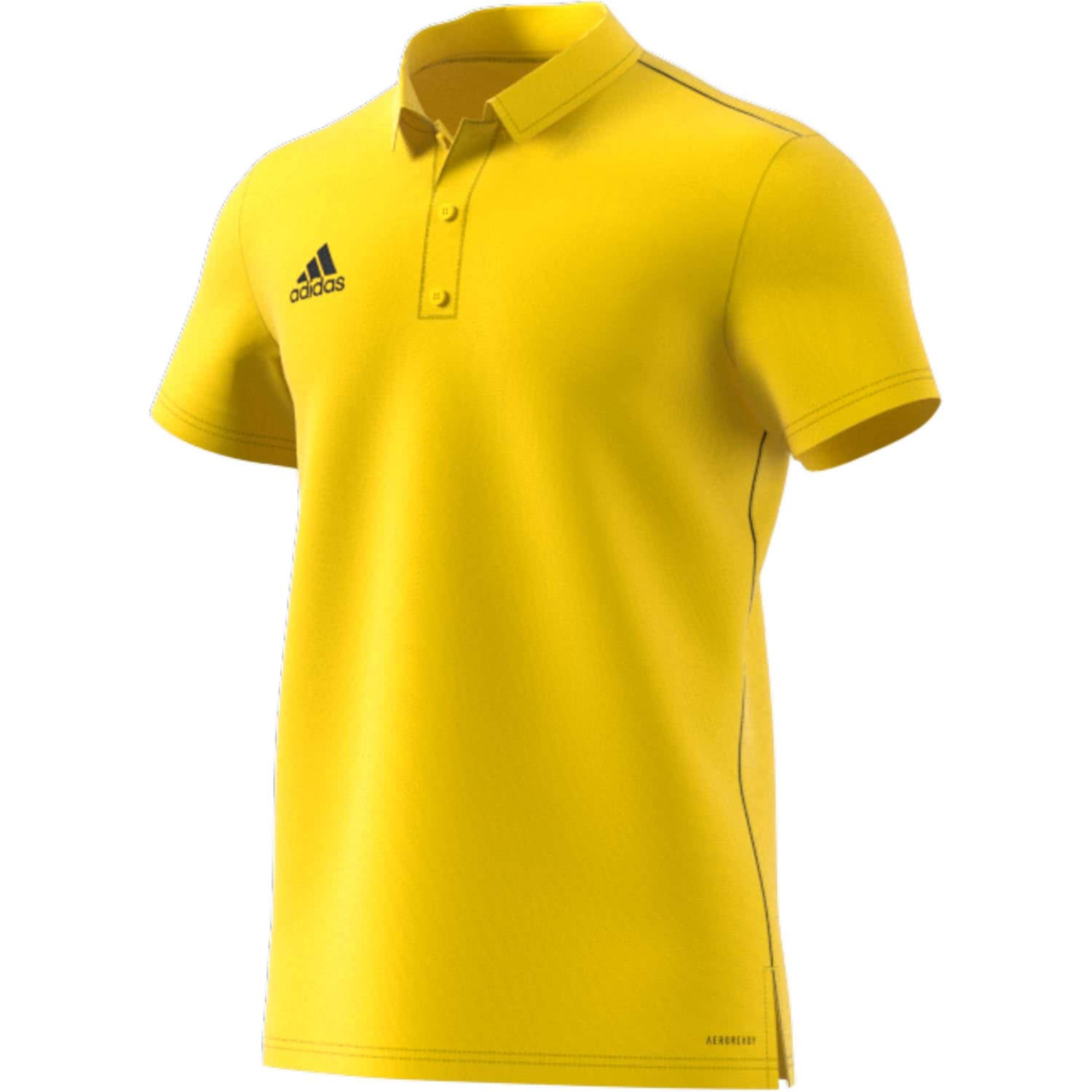 adidas Core18 Polo Shirt (Short Sleeve) Homme, Jaune, S-XL : Amazon.fr: Mode