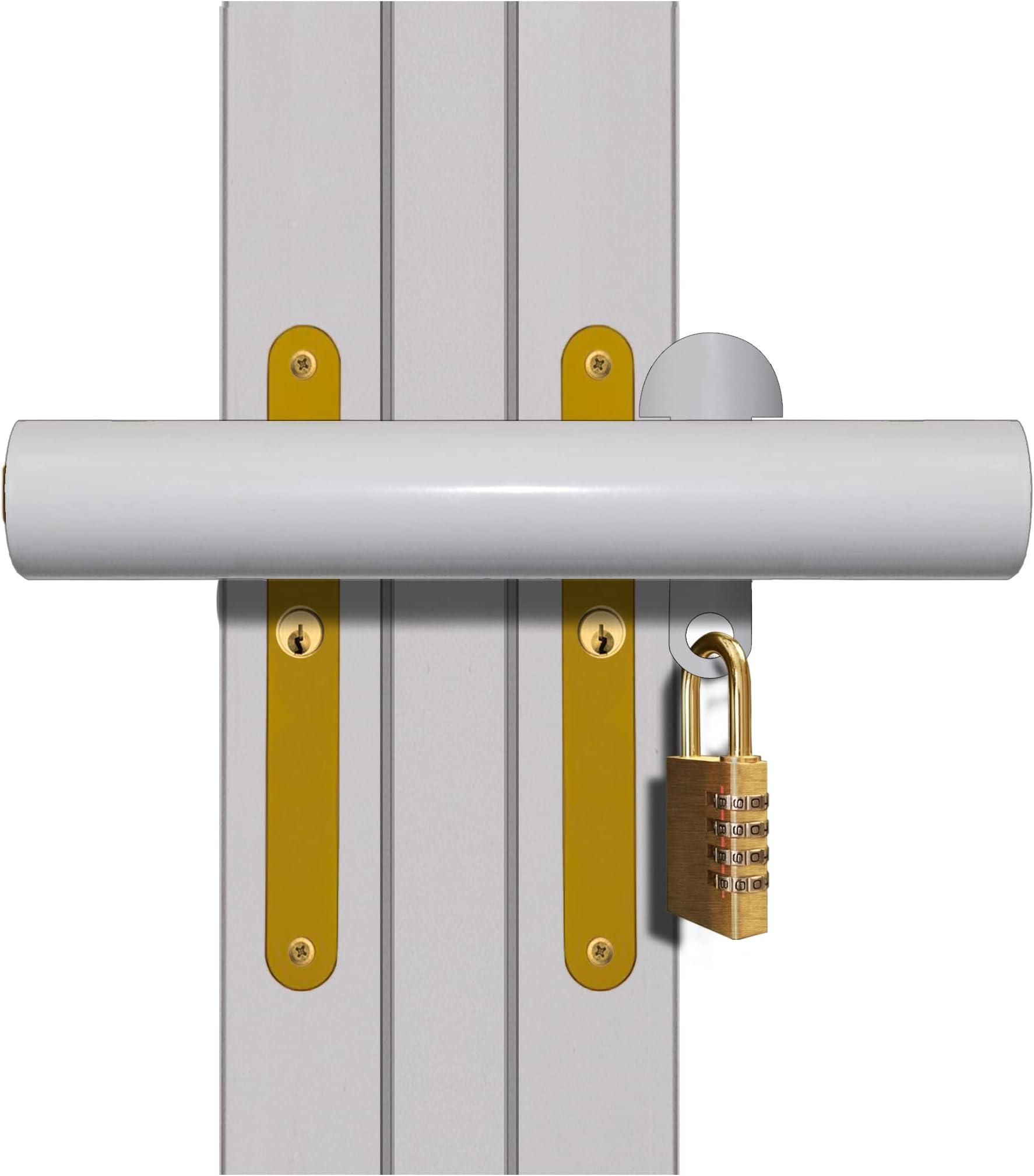 Patio French Door Lock 'Short Deluxe' High Security Deadlock Sliding