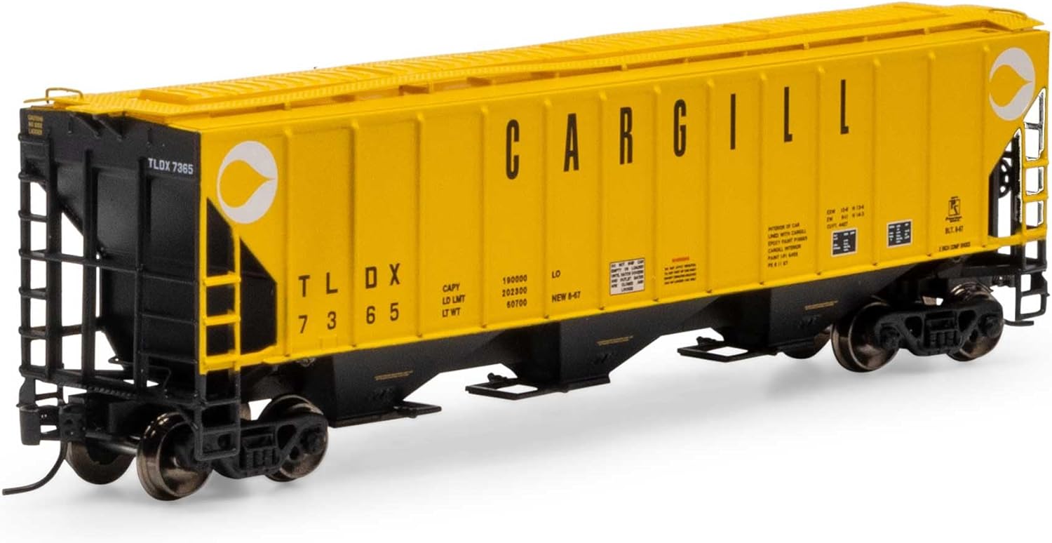 Athearn N PS 4427 Covered Hopper TLDX #7365 ATH27402 N Rolling Stock