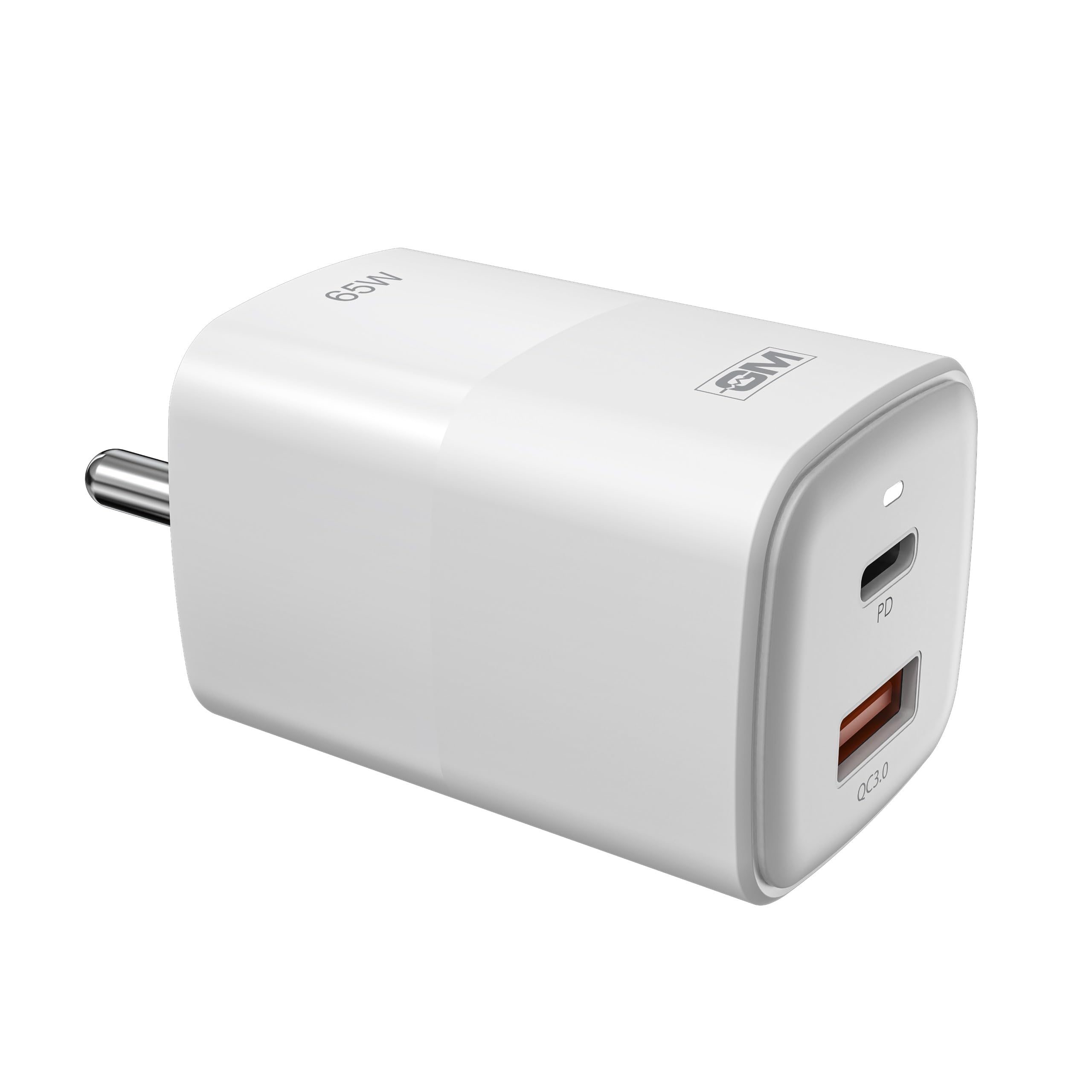 G+ 65W Adaptor Wall Charger with Type C and USB A Dual-port Fast Charging Adaptor |All-in-1 Charger with GAN Technology and QC 3.0 Compatible with Apple Phones Android Phones Macbook and Other Devices (B0CTTQB1Z7) Amazon Price History, Amazon Price Tracker