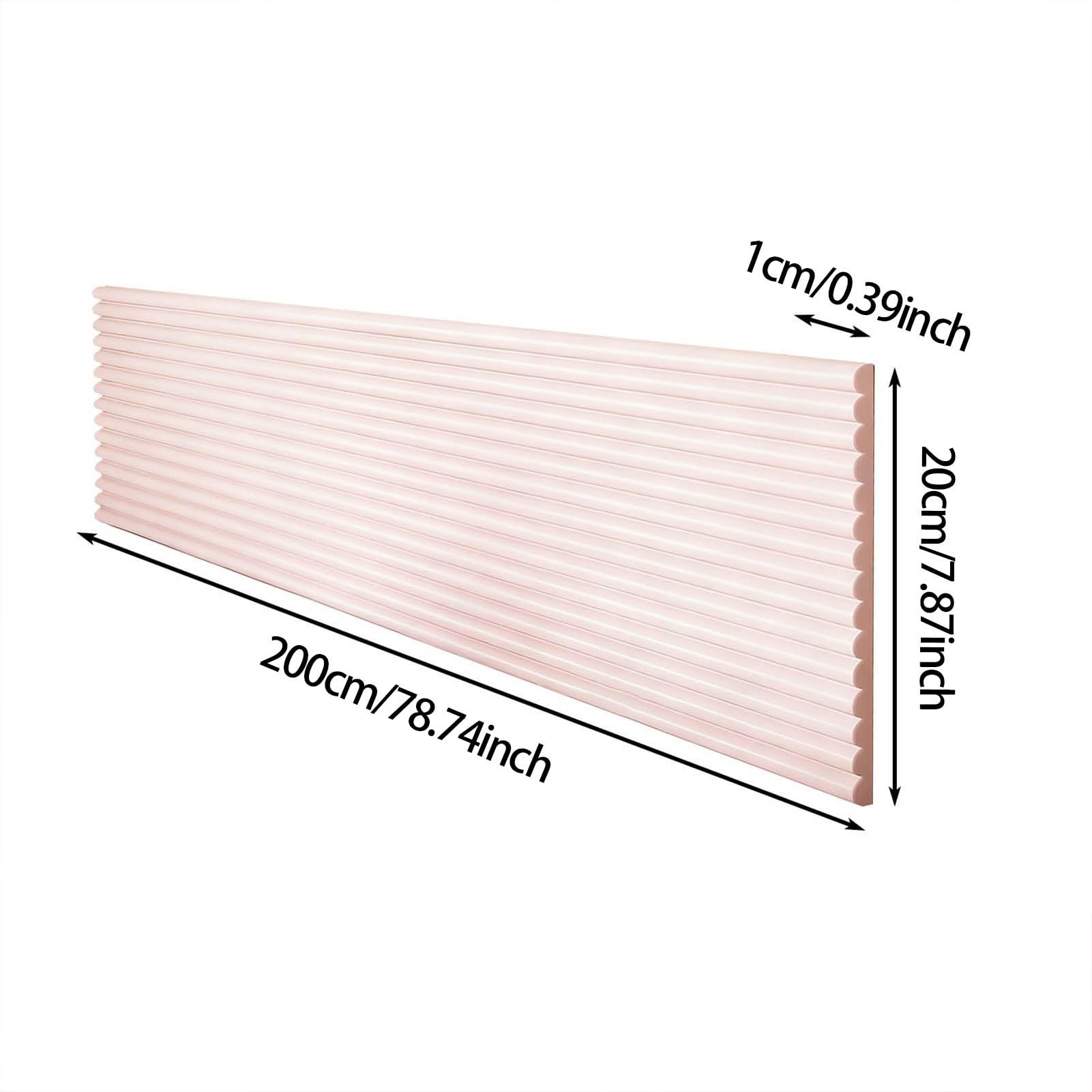 Tapicerowane panele ścienne samoprzylepne, 3D, antykolizyjne, do sypialni (zielone, 20 x 200 cm)
