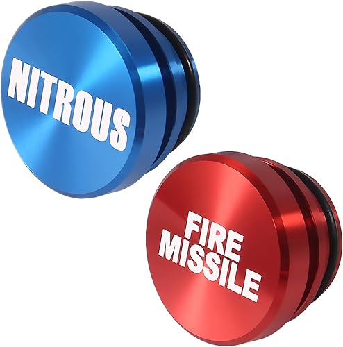 MELIFE 2 fundas para encendedor de cigarrillos de automóvil, botón nitroso de aluminio a prueba de polvo, cubierta de enchufe de repuesto universal