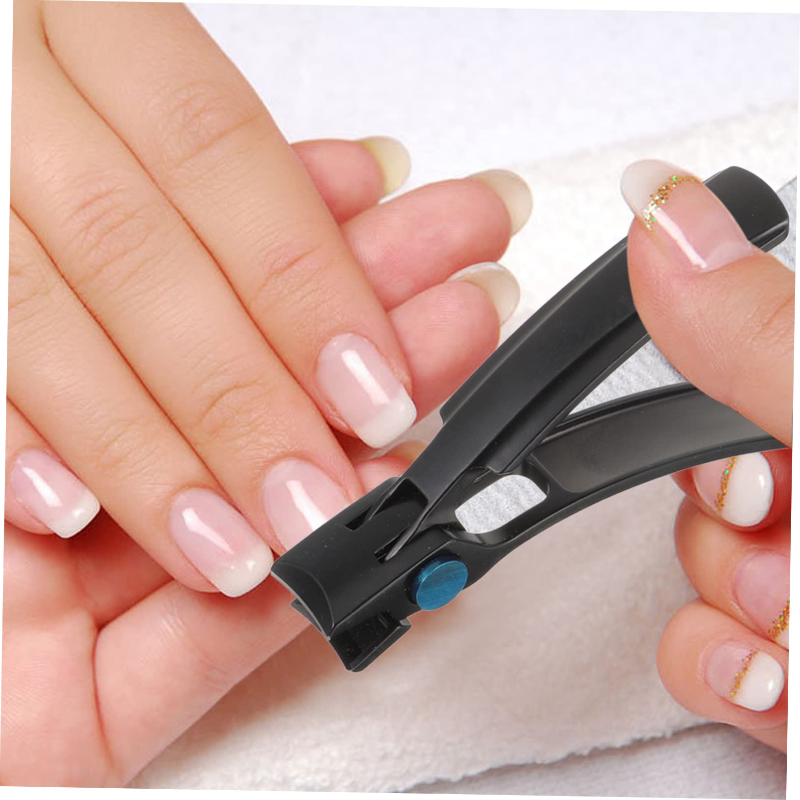 Healvian 3 Pz tagliaunghie antispruzzo kit unghie da viaggio tagliaunghie per pedicure da donna per unghie acriliche manicure attrezzo Pinze