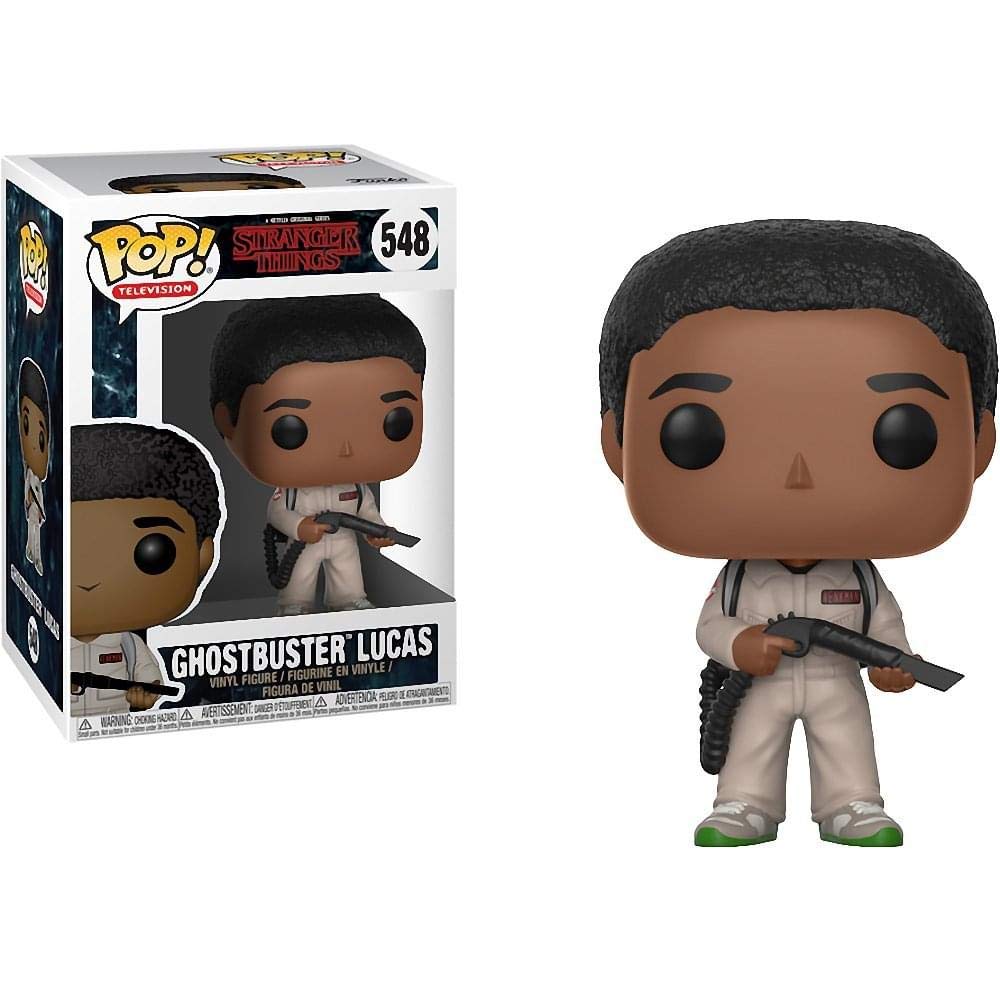 Funko 21485 "Television Stranger Things S2 Lucas Ghostbuster" Pop Vinyl Figure