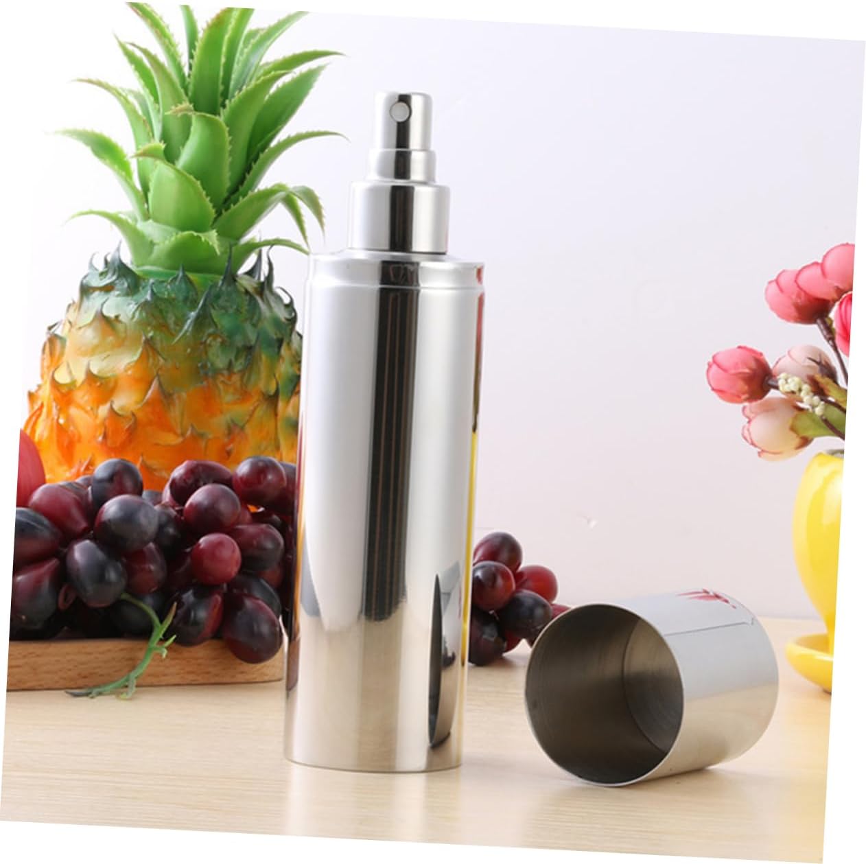 Stainless Steel Oil Spray Bottle Pump Bbq Cooking Tool Spray Oil Dispenser for Kitchen