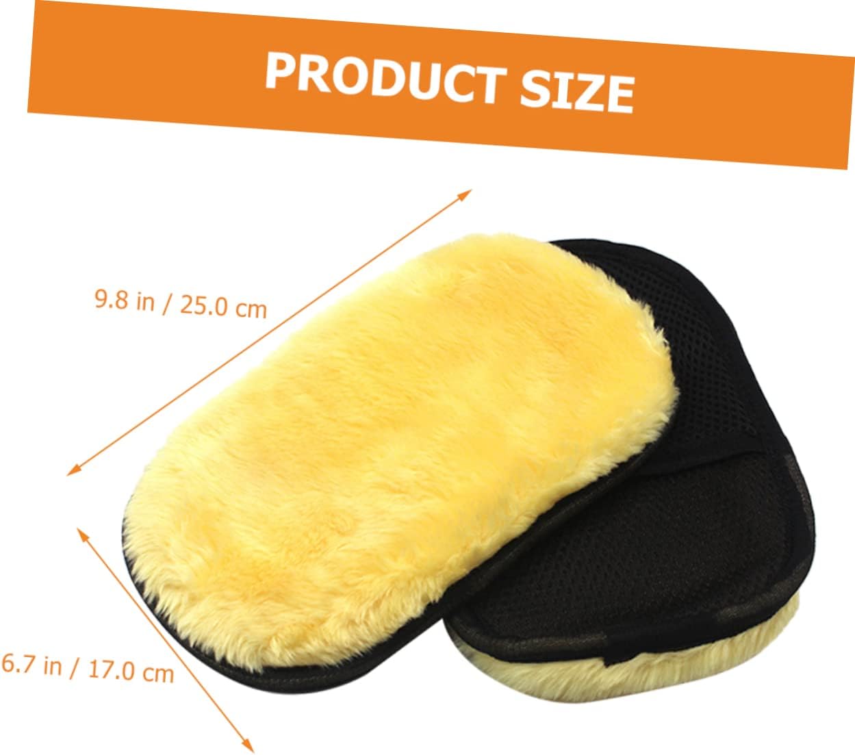 Alipis 6pcs Microfiber Car Wash Mitts Auto Detailing Glove Scratch Cleaning Gloves for Car Interior and Exterior