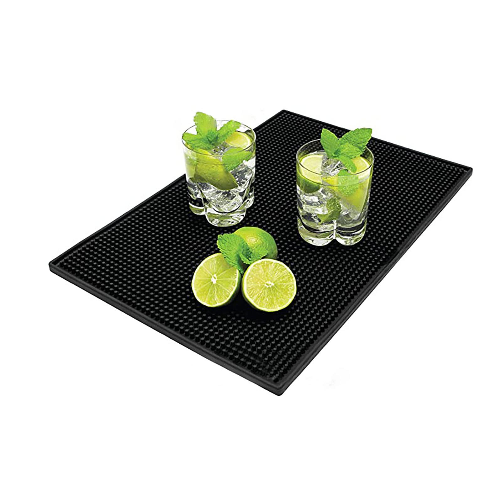 2 Pezzi Tappetini da Bar, Tappetino per Caffè Espresso, Cuscinetto di Drenaggio per Isolamento Termico in PVC, Adatto per Bar o Uso Domestico, Utilizzato per Fissare Bicchieri da Vino (30x40cm)