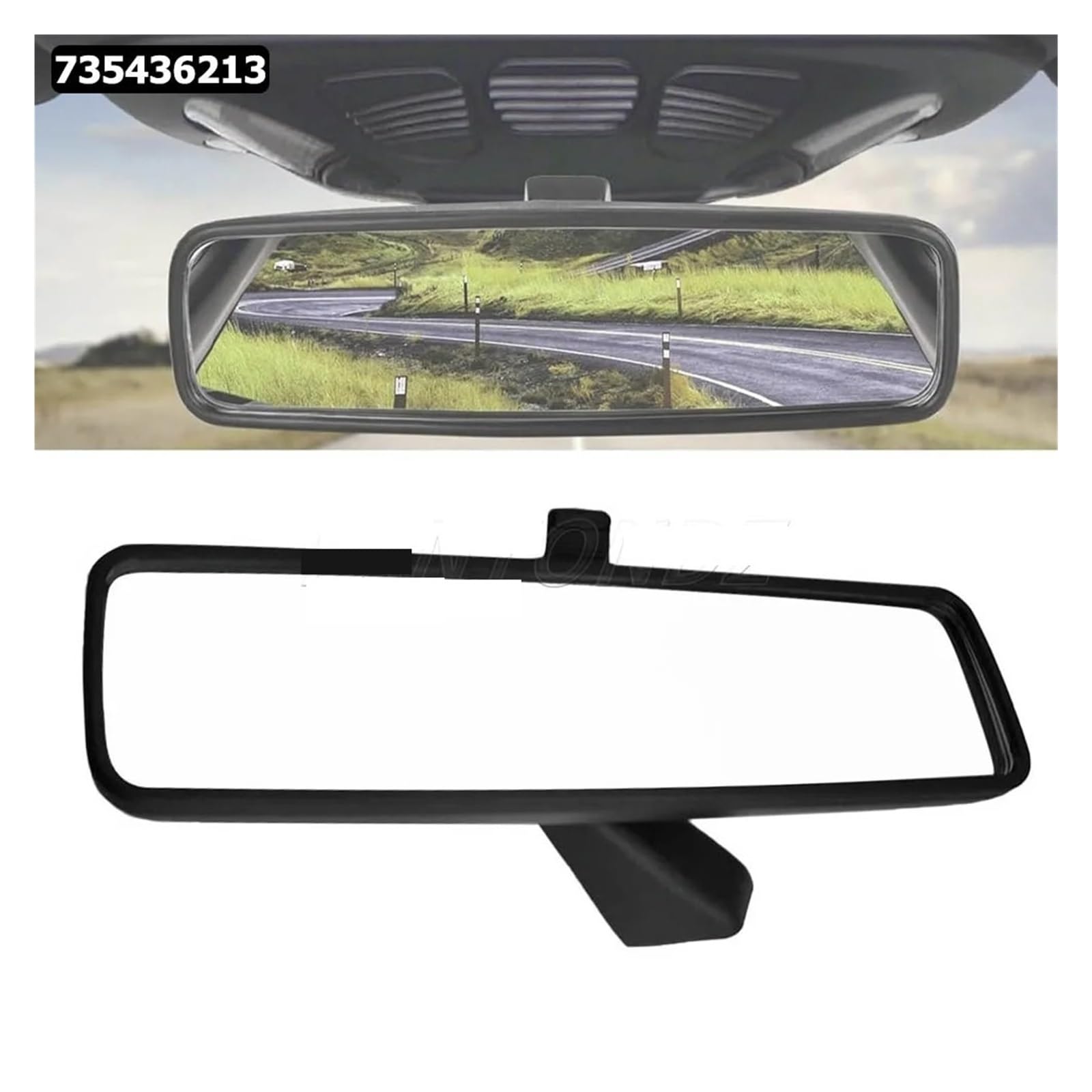 Rétroviseur intérieur auto Pour Lifting Pour Relais Pour Citroen Env. 2006-2014 735436213 Rétroviseur Intérieur De Voiture Rétroviseurs intérieurs