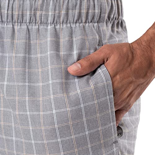 Van Heusen mens Poly/Rayon Twill Sleep Pajama Short4