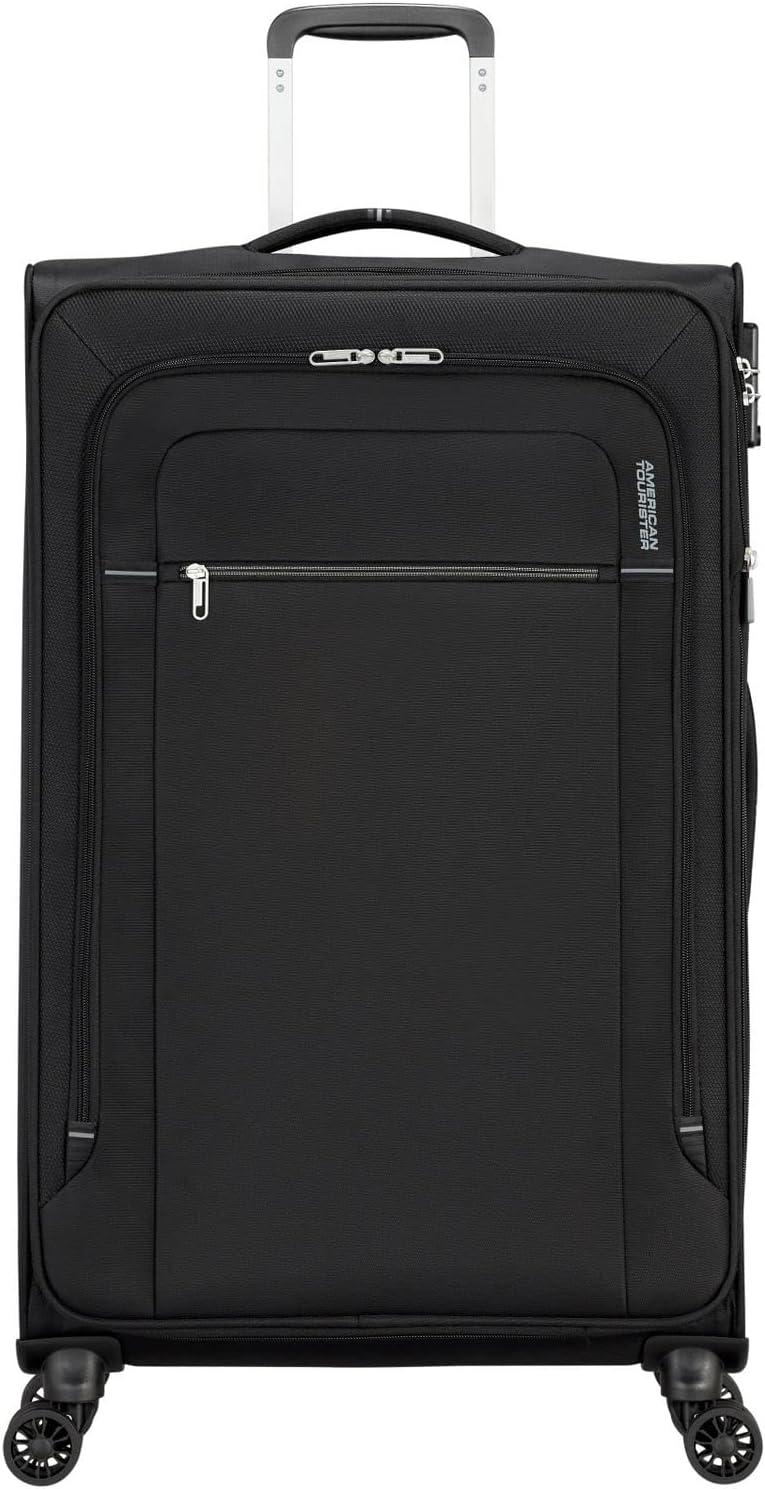 American Tourister Crosstrack, nero / grigio chiaro, Valigie e Trolley