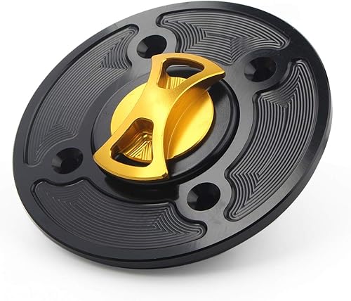 Miniatura 3 de GZYF 1 unids oro Keyless Twist off combustible combustible tanque tapa cubierta para Kawasaki Ninja 400 650 Z900 Versys 1000