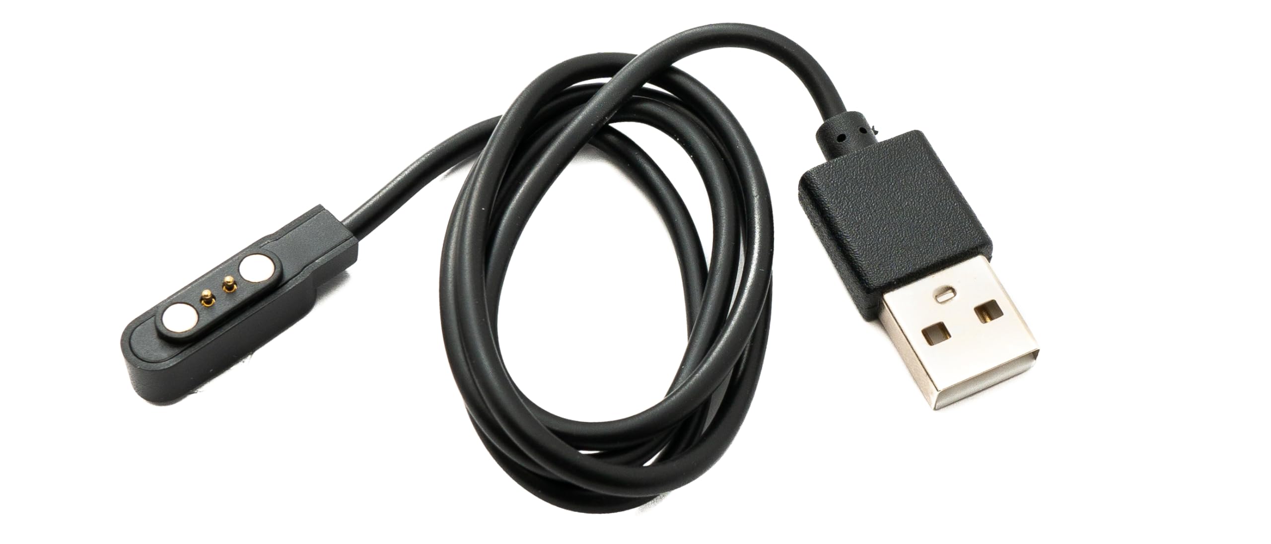 System-S Kabel USB 2.0 60 cm kabel do ładowania do Kospet Tank T2 Smartwatch adapter w kolorze czarnym