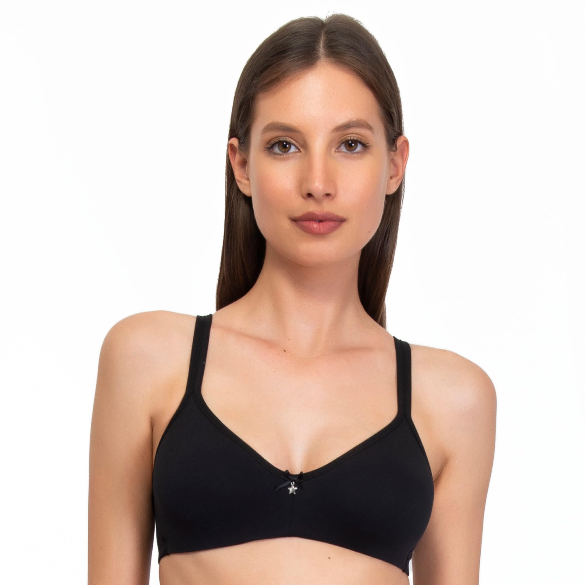 SÌèLEI, Reggiseno Senza Imbottitura e Senza Ferretto, Realizzato in Cotone Biologico, 100% Naturale, Designed in Italy