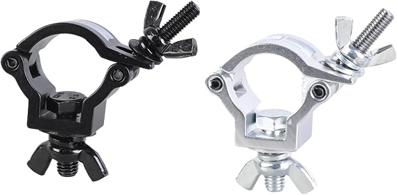 Hanging Pipe Clamp Aluminum Trusses Clamp Stage Light Hook for Stage Lighting Moving Head Light Spotlights Enduring Lighting Clip Hook