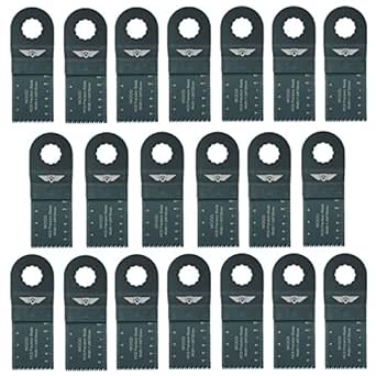 40 x TopsTools SASHF20_2 50 mm x 35 mm kleine schuurvellen compatibel met Dewalt Stanley Black en Decker Bosch Fein (Non-StarLock) Makita Milwaukee Hitachi Parkside Ryobi Worx Workzone Multitool