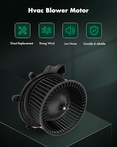 Vista 787 de SCITOO 700188 Reemplazo del motor del ventilador HVAC con jaula de ventilador para Toyota Tacoma 2005-2015, reemplazo OE - 87103-04043, 87103-04044