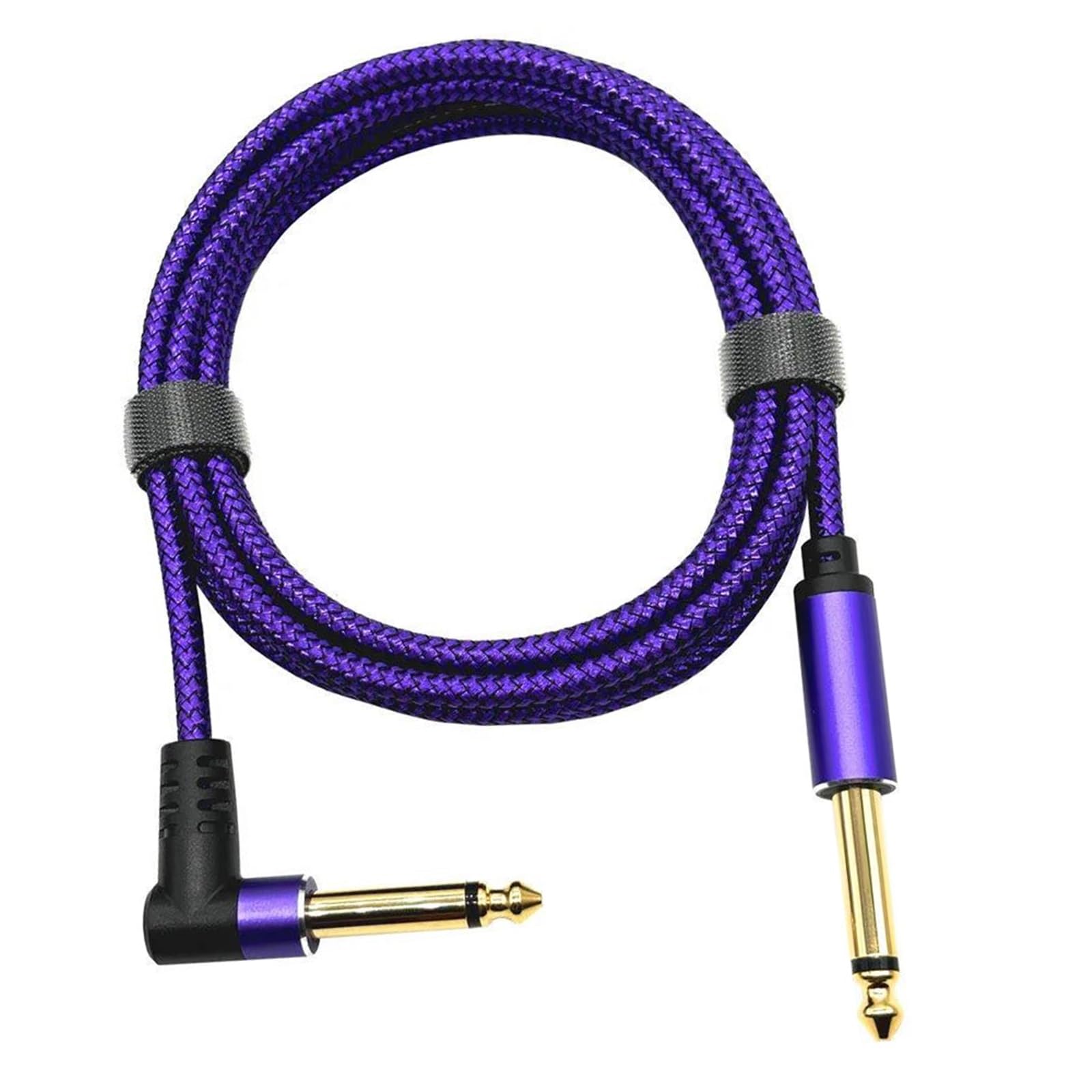 Nylonowy Pleciony Kabel Wyjściowy 6,5 Mm Do Wzmacniacza Miksera Gitarowego Trwałe Połączenie | Kabel gitarowy (łokieć, 5 m)