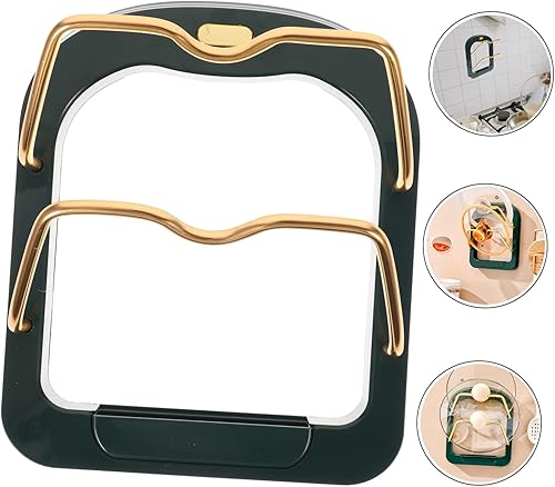 Miniatura 9 de Housoutil Estante de tapa para sartén, almacenamiento de utensilios para hornear, organizador de tapas de ollas, soporte de tapa de ollas,
