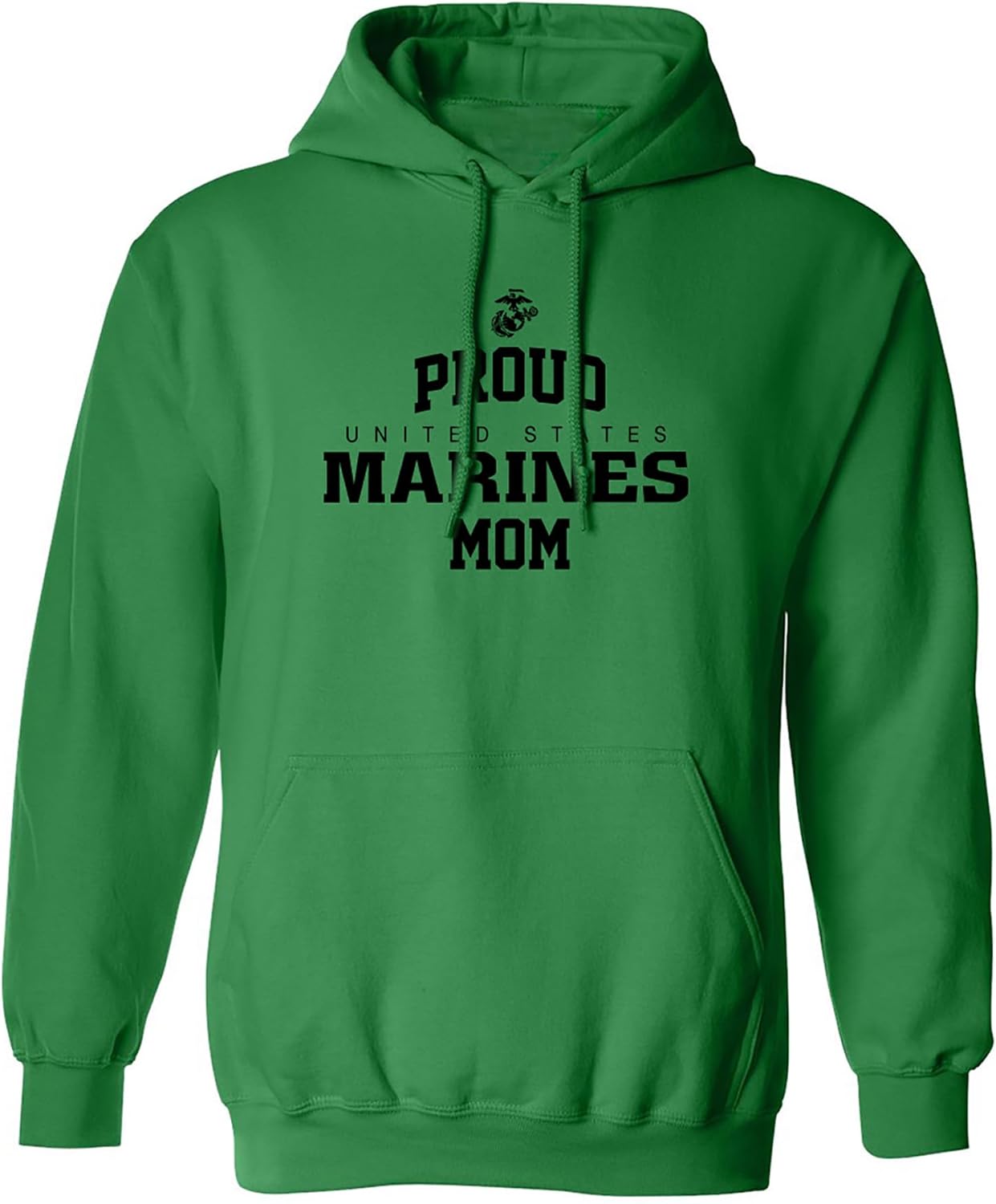 zerogravitee Proud Marines MOM Adult Hooded Sweatshirt
