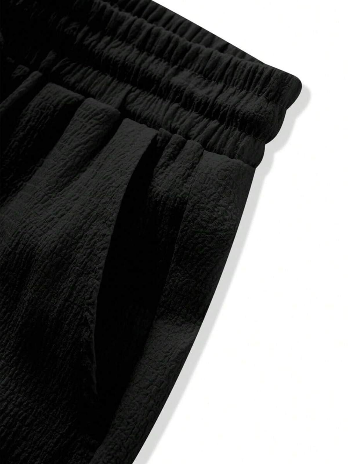 Herren 2-Teiliges Set Sommer Jogginganzug Outfit - Kurzarm Hemd und Kurze Hose - Casual Männer Atmungsaktiver Trainingsanzug Freizeitanzug für Urlaub & Strand