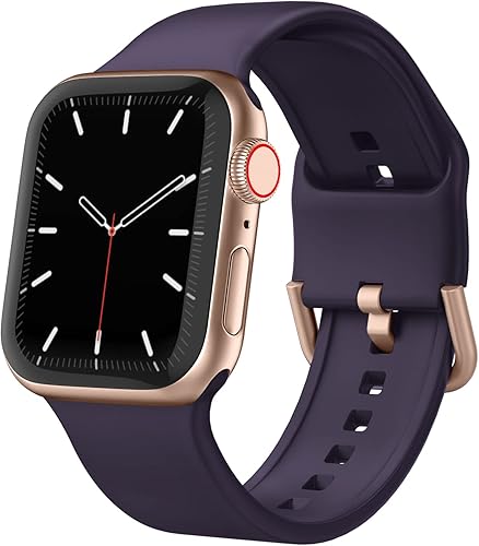 Miniatura 8 de Correa deportiva para Apple Watch, 49, 46, 45, 44, 42, 41, 40 y 38 mm, correa de silicona suave, cierre clásico, reemplazo para iWatch Series 11