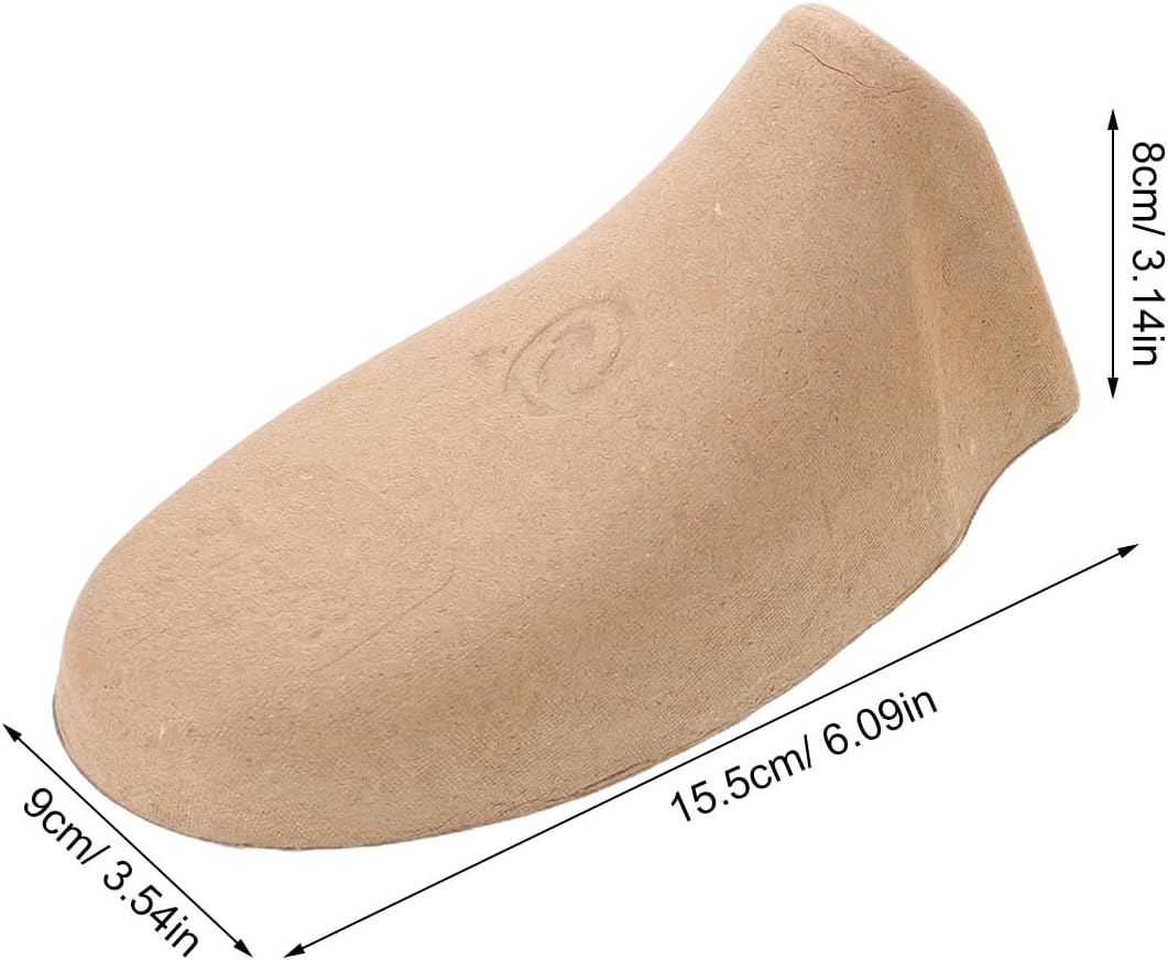 CLISPEED 50 Pairs of Paper Shoe Trees - Pulp Shoe Stretcher Inserts for Commercial Dry Cleaner Use - Golf Mules Sneaker Boot Anti-Wrinkle Inner Support for EU 41-43/US 8.5-10/UK 7.5-9