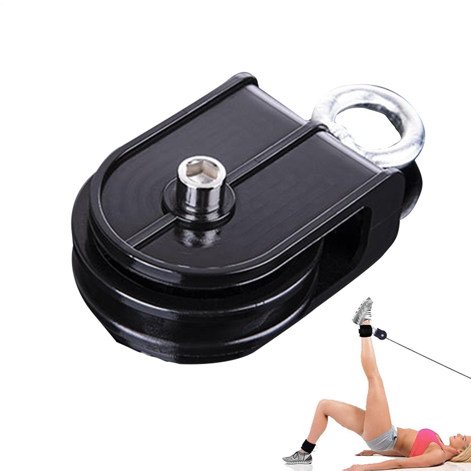 Rolka kablowa, rolka do maszyny, 360° Silent Gym Pulley, kabel obciążeniowy, do fitnessu, siłowni, do akcesoriów dla ptaków