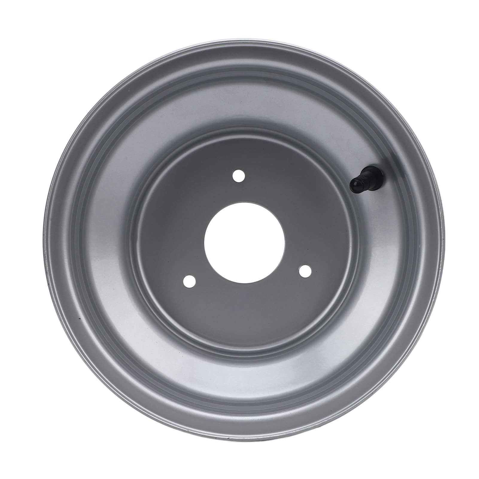 Rime Wheel Hub 18x9.50 8 ATV Rimer de Roue 8 Pouces pour Go Karts Chariots Argent (Trois trous (espacement des trous: 78 mm / 3,07)