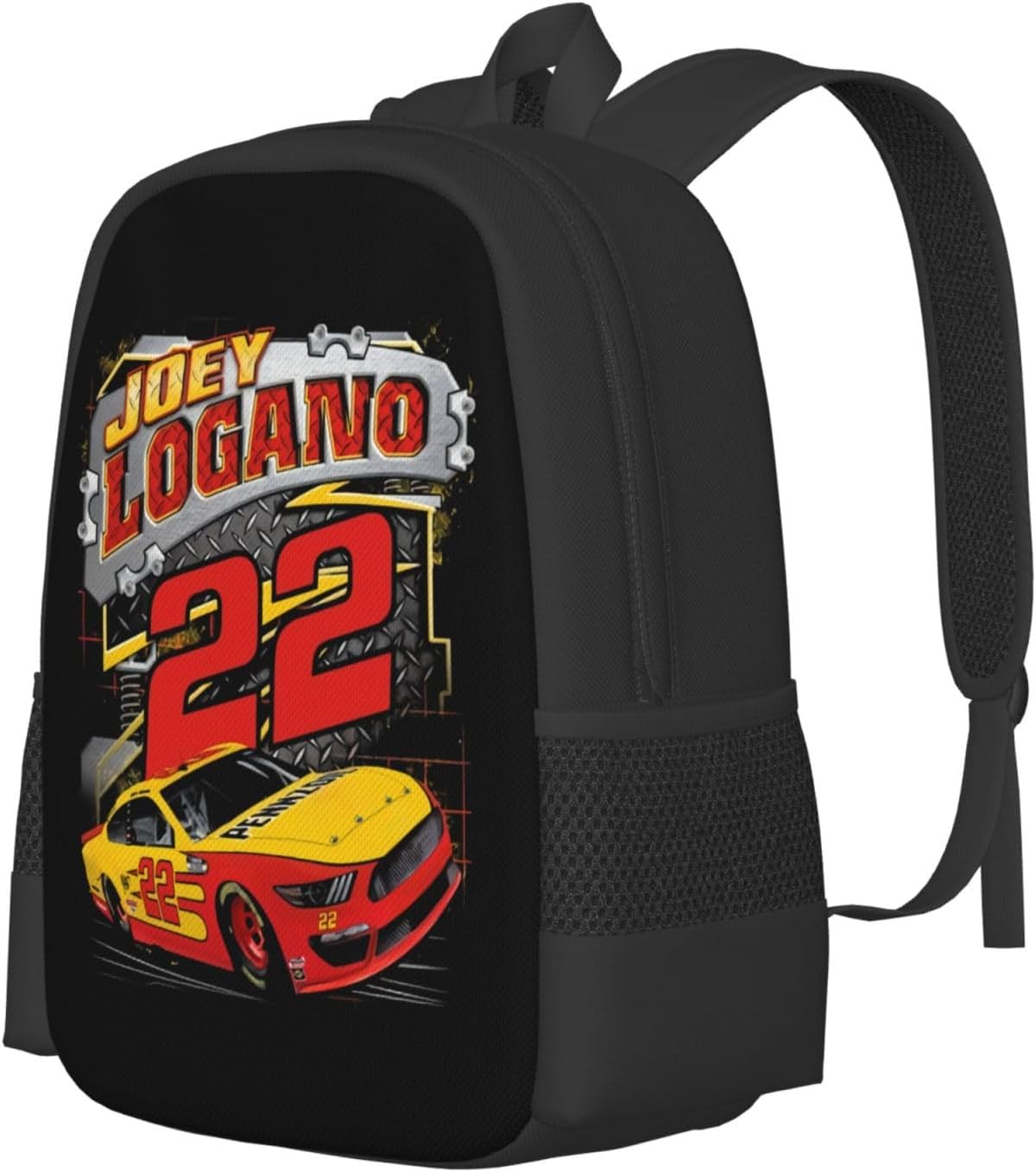 Joey Logano 22 Backpack Lightweight Large Capacity Laptop Backpack Travel Backpacks For Unisex image 2