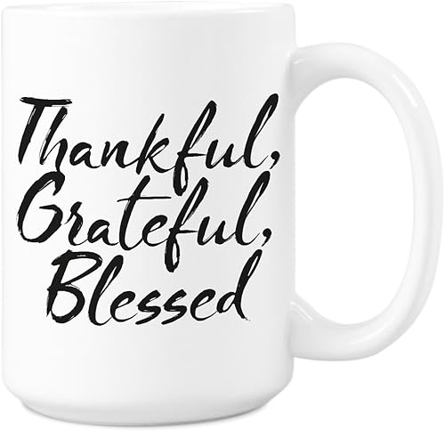 Taza agradecida agradecida de Acción de Gracias taza de café feliz día de Turquía taza