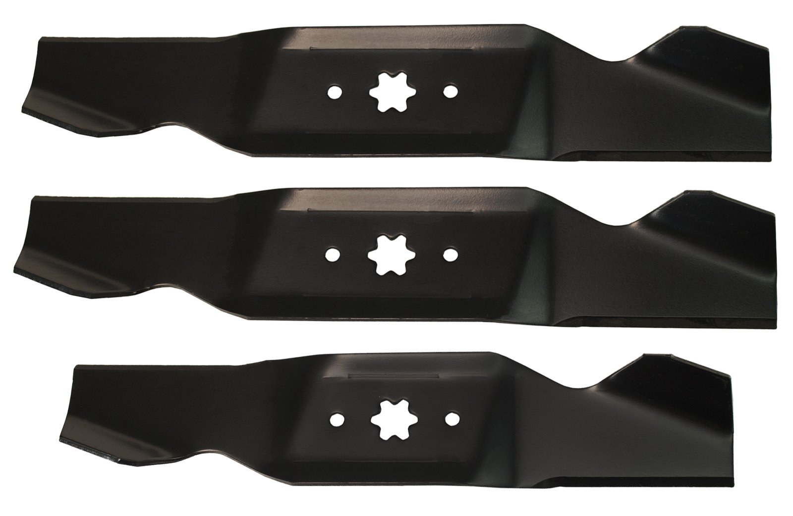 USA Mower Blades 3 Kit para MTD 742-0543, 942-0543, 742-0542, 942-0542, cubierta de 46 pulgadas