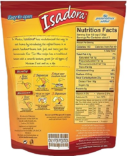 Isadora Bean Refrd Tex Mx #TOP1