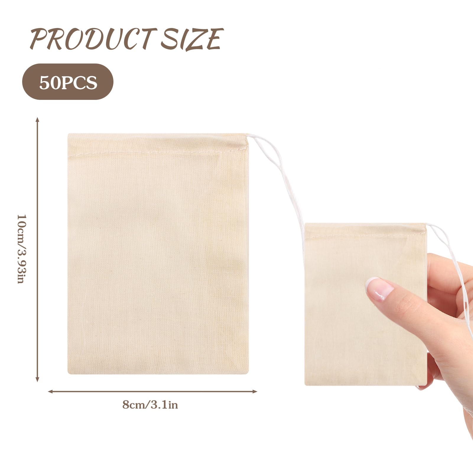 Bustine da tè Filtro - WENTS 10Pcs sacchetti filtro vuoto bustine di tè