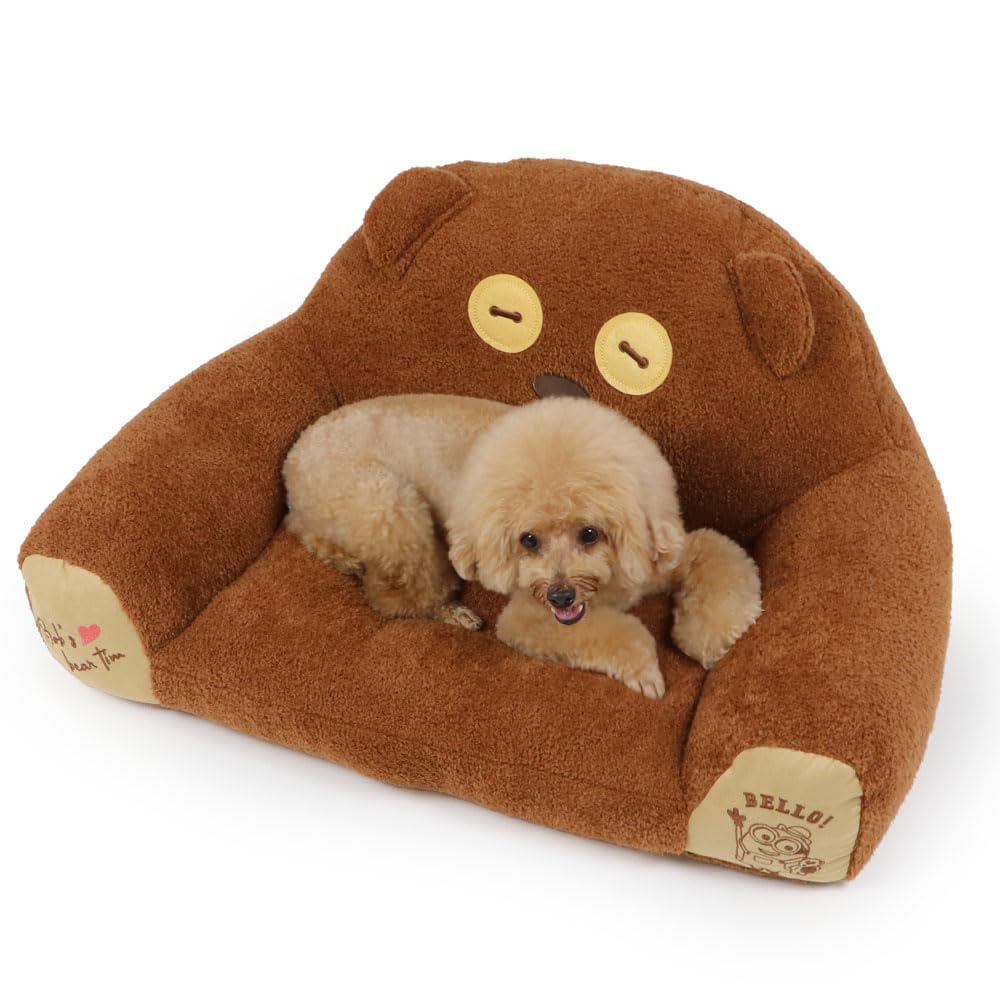 Amazon | ペットパラダイス 犬 ベッド ソファ ミニオン ティム ボア