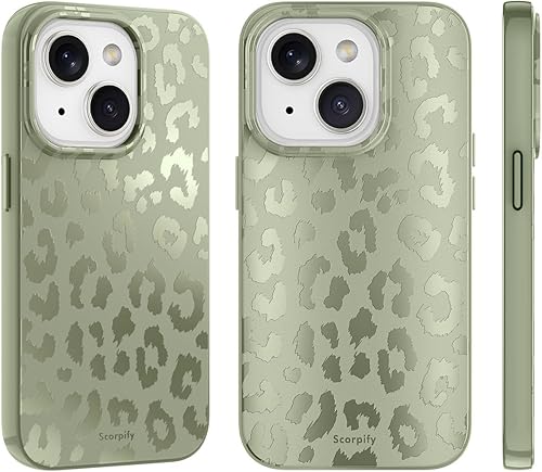 Miniatura 186 de SCORPIFY Funda para iPhone 14 [compatible con MagSafe] con diseño de mármol azul fantasía, bonita funda magnética para teléfono para mujeres, niñas