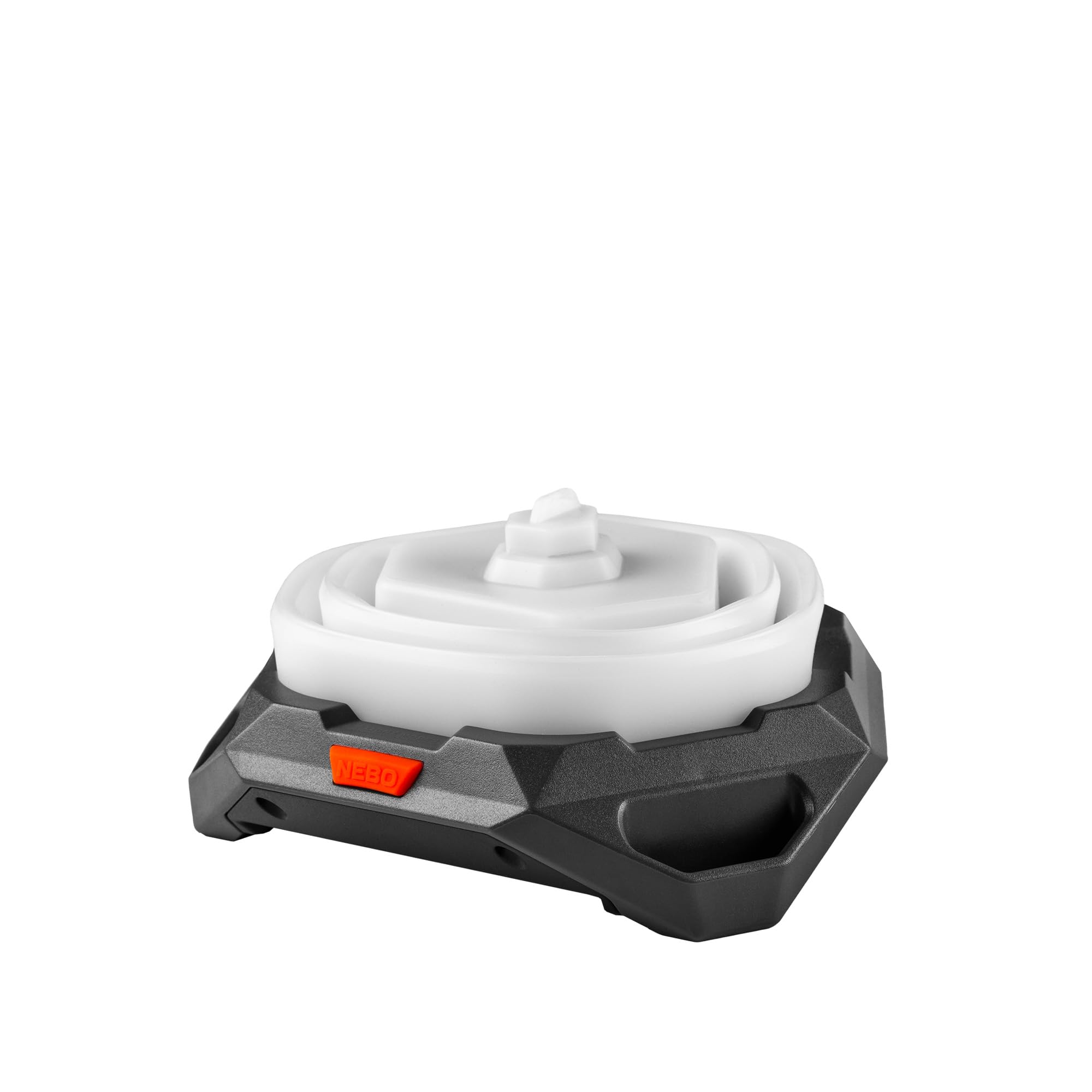 NEBO Galileo Air 500 Farol Camping Plegable – 500 Lúmenes | Plegable Plano | 6 Modos | Direct-to-Red | Smart Power Control | Gancho Plegable | IPX4 | 330g | 3x AA | Linterna de camping plegable inflable de 500 lúmenes, IPX7 resistente al agua, luz ultrali