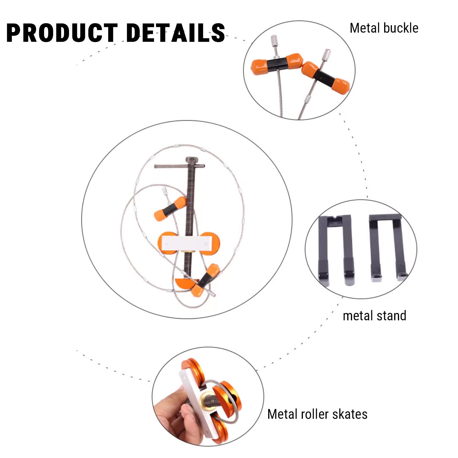 Bow Press Metal Portable Outdoor Compound Bow Press Set di staffe quadruple Strumento per esercizi per attività all'aperto