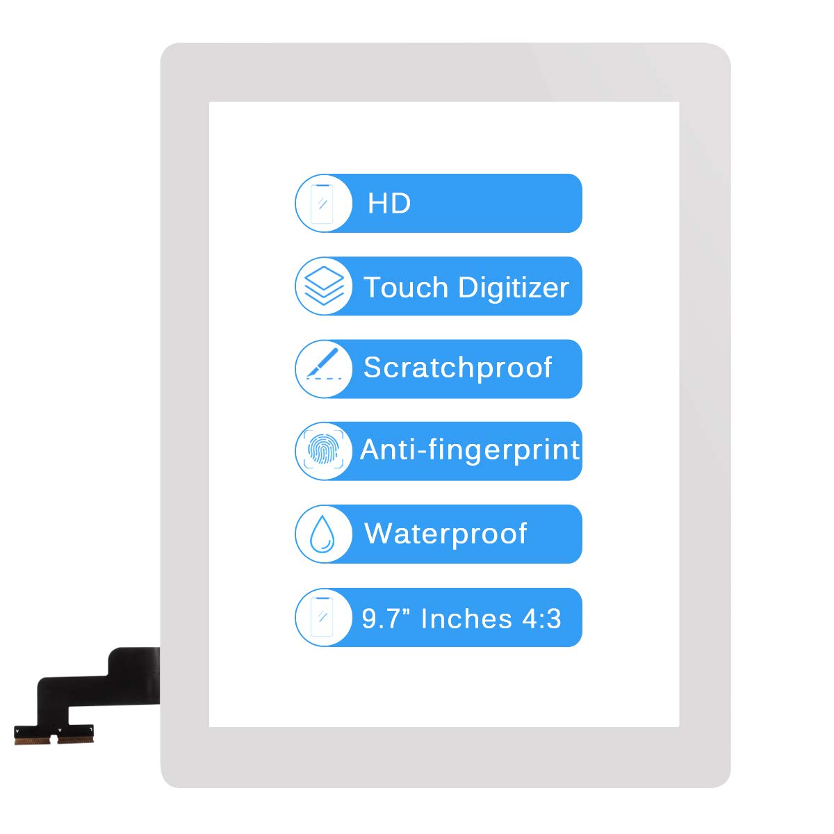 Amazon.com: Screen Replacement Kit for iPad 2 2nd iPad2 Generation