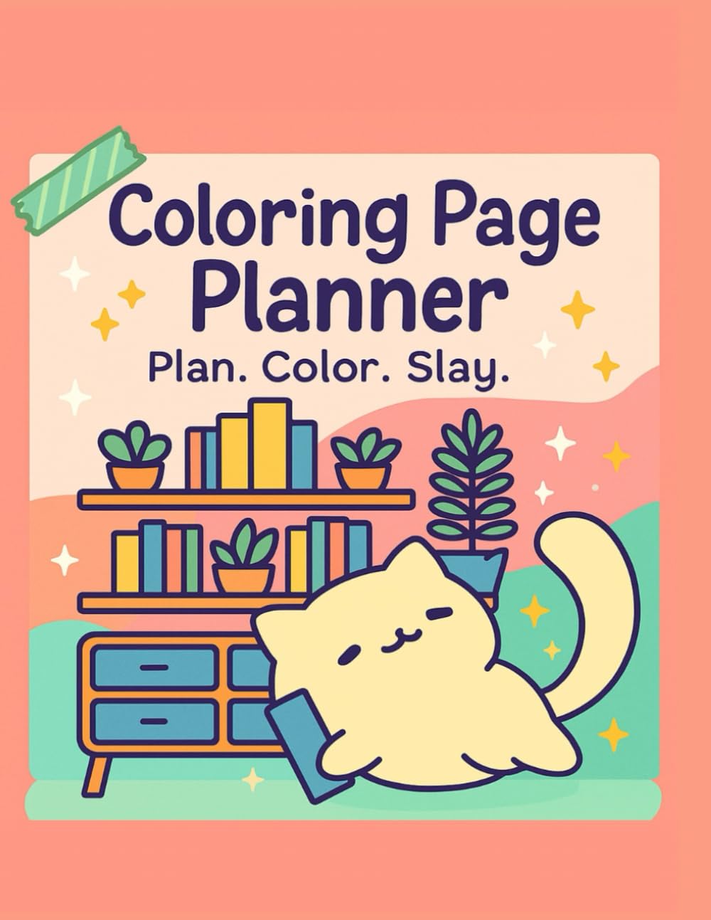 Coloring Page Planner: A Swatch and Test Workbook for Adult Artists: Plan and Organize Your Creative Pages with Confidence