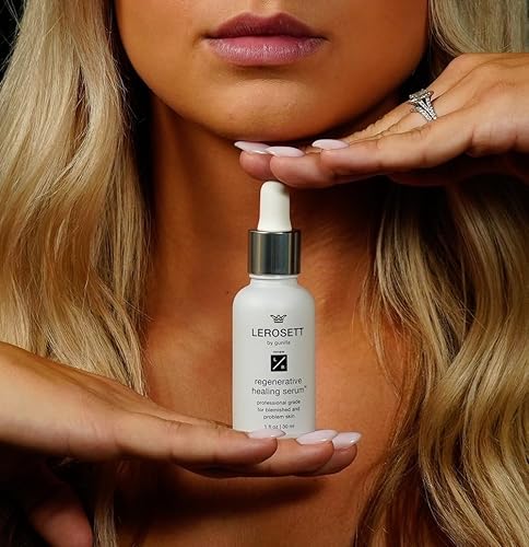 Miniatura 2 de LEROSETT Sérum curativo 1oz 60 días  cura el daño del acné brotes irritación hidratación calma firme regordeta no graso 69 Aloe colágeno ginseng