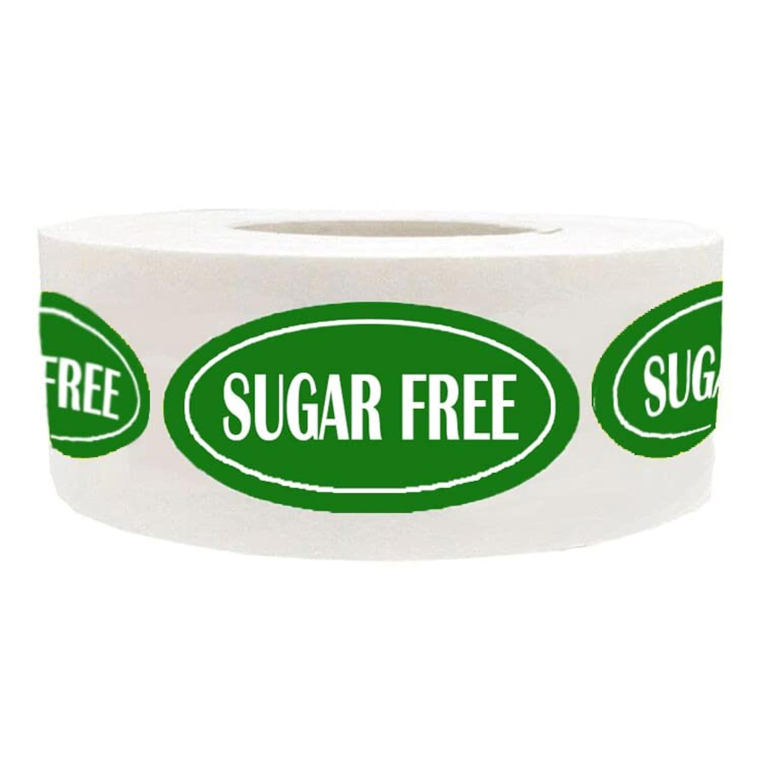 Sugar Free Labels Stickers,1.5x0.75 Inch Food Allergies Warning Label Stickers for Food Package,Shipping Bags,Adhesive Stickers(500 Pcs)