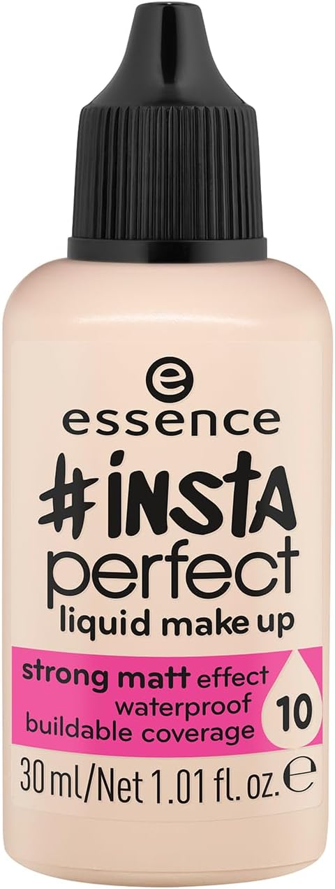 cosmetics insta perfect liquid make up matt effect foundation Waterproof 30ml (10 cool porcelain)