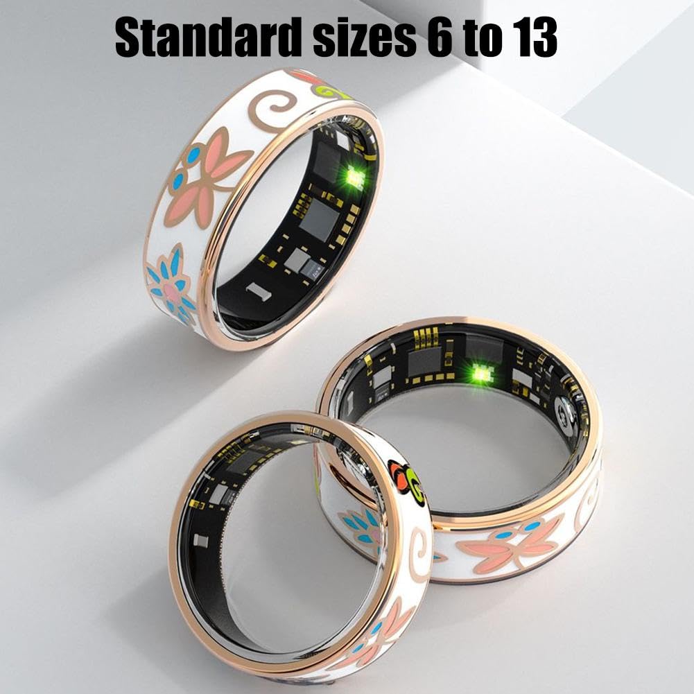 Oracle Smart Ring, 2026 nuovo anello Oracle per donne e uomini, impermeabile IP68, anello per monitoraggio del fitness e del sonno, ricarica wireless, fotografia a distanza, senza costi mensili