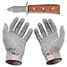 Produktbild Austernöffner-Set : Austernmesser und Schnittschutzhandschuhe (Küche Gartenarbeit)(Groß)