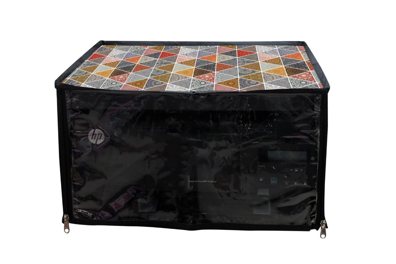KD Printer Cover for HP LaserJet Pro MFP M126nw Printer with Zipper for Dust Protection, Multi Traingle Standard Size (B0C45GQD92) Amazon Price History, Amazon Price Tracker