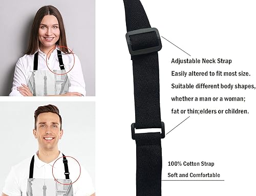 Miniatura 5 de Delantal de cocina 8, Multi Lf174